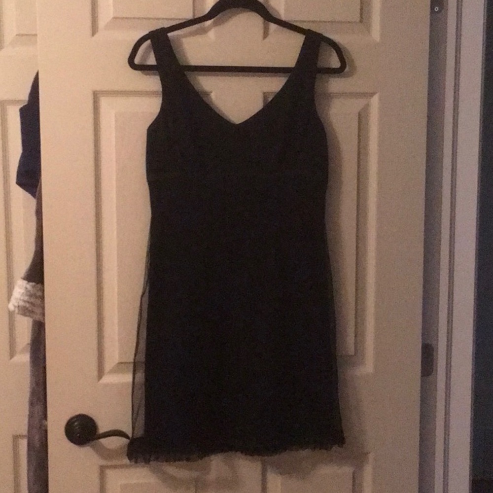 Black cocktail dress